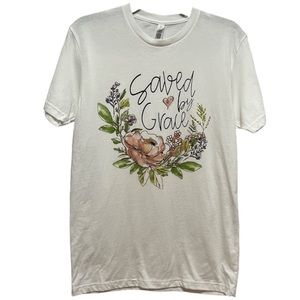 Saved by Grace Graphic T-Shirt Size Small NWOT